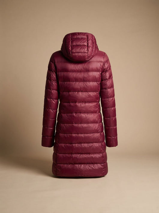 Chaqueta Acolchada Nora Ultraligera Larga con Capucha