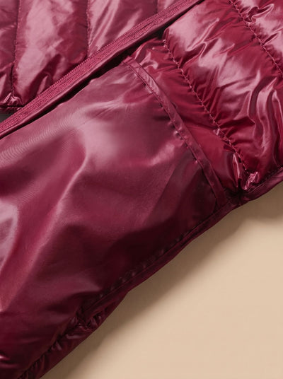 Chaqueta Acolchada Nora Ultraligera Larga con Capucha