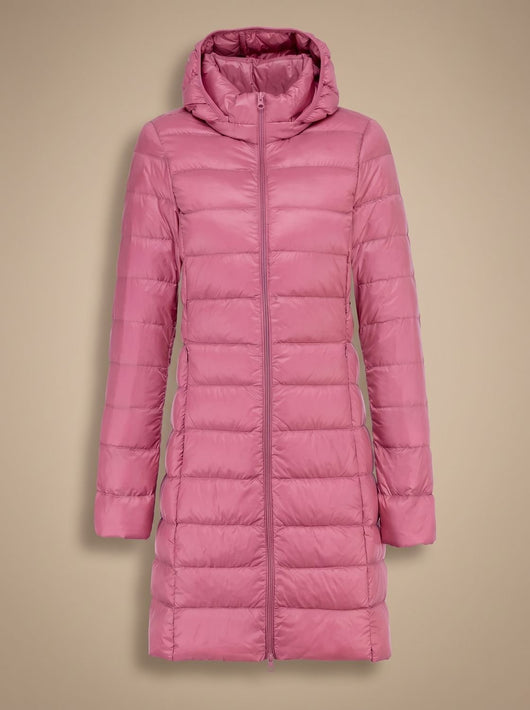 Chaqueta Acolchada Nora Ultraligera Larga con Capucha