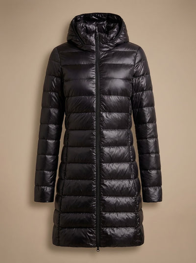 Chaqueta Acolchada Nora Ultraligera Larga con Capucha