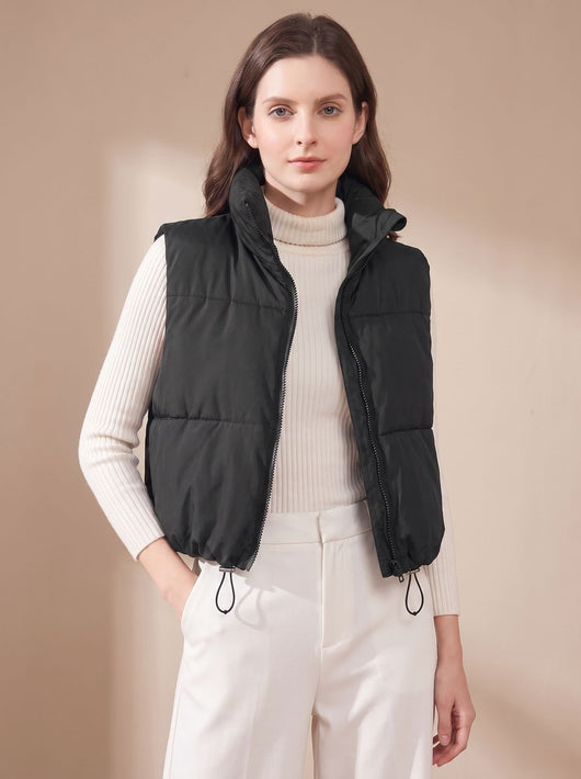 Chaleco Plumífero Annika Crop Ultraligero