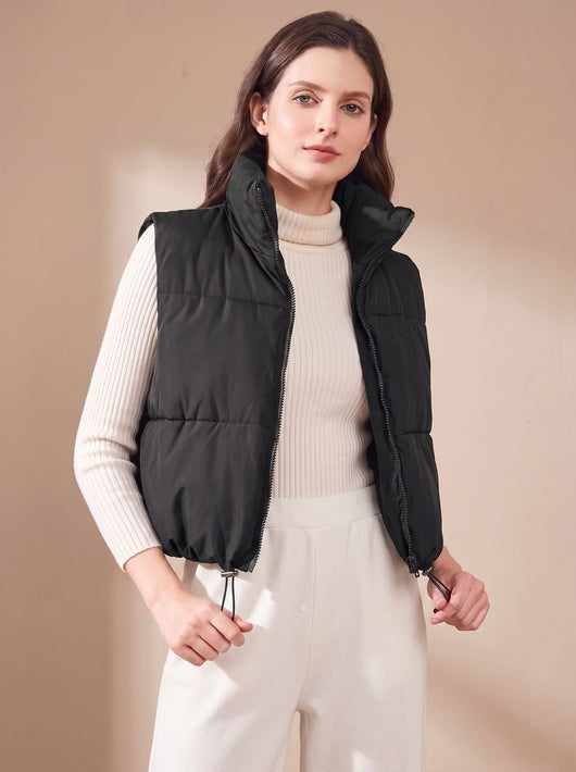 Chaleco Plumífero Annika Crop Ultraligero