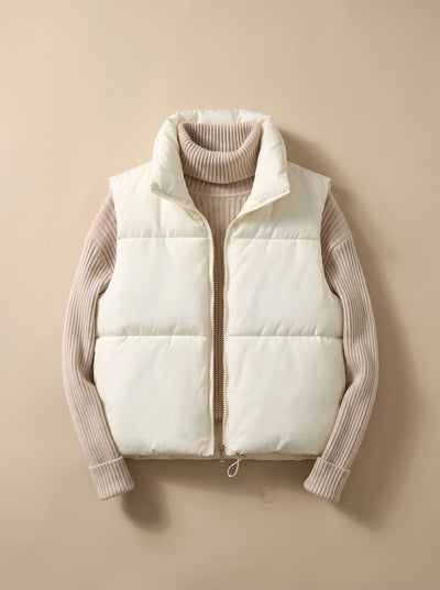 Chaleco Plumífero Annika Crop Ultraligero
