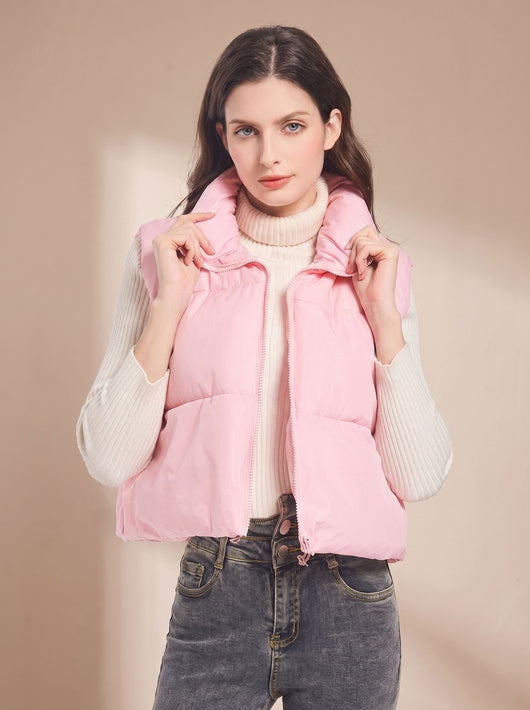 Chaleco Plumífero Annika Crop Ultraligero