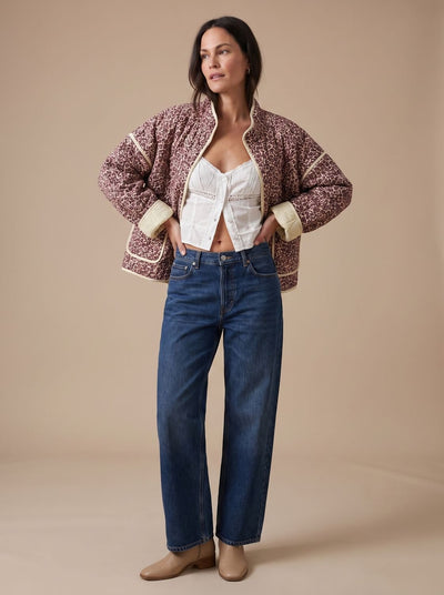 Chaqueta Charlotte Acolchada de Patchwork Multicolor