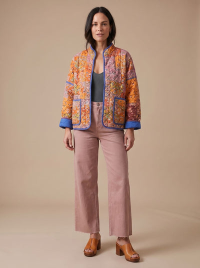 Chaqueta Charlotte Acolchada de Patchwork Multicolor