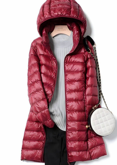 Chaqueta Hannah Acolchada Larga con Capucha Desmontable
