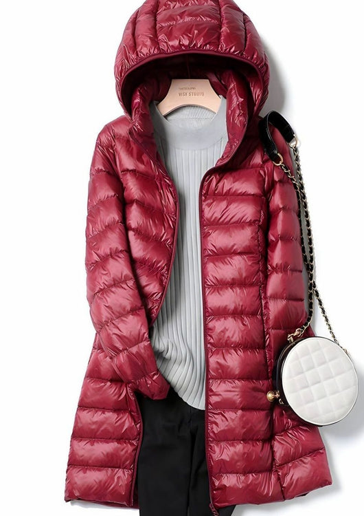 Chaqueta Hannah Acolchada Larga con Capucha Desmontable