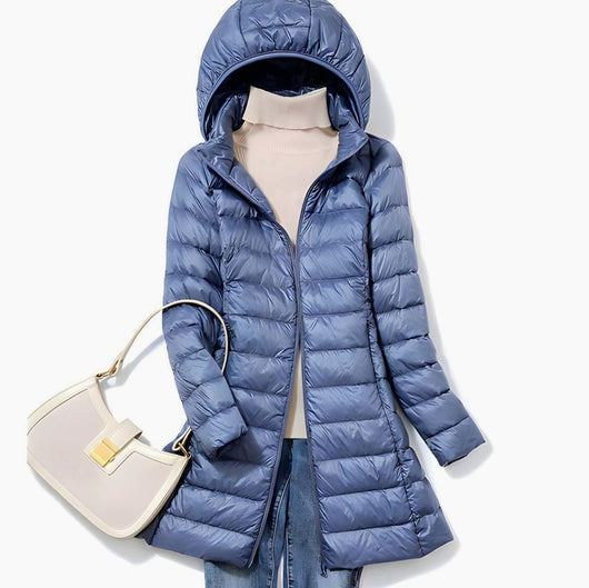 Chaqueta Hannah Acolchada Larga con Capucha Desmontable