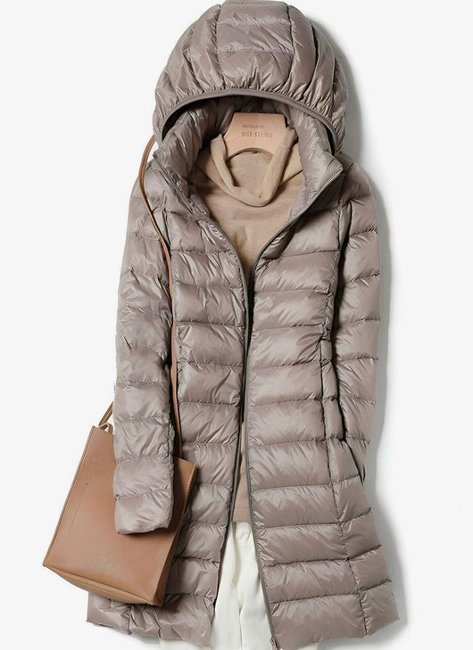 Chaqueta Hannah Acolchada Larga con Capucha Desmontable