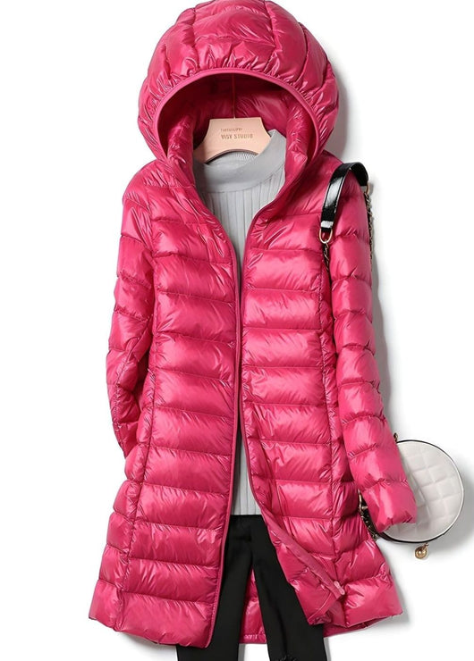 Chaqueta Hannah Acolchada Larga con Capucha Desmontable
