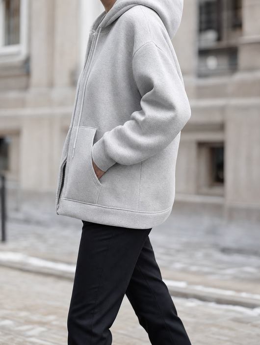 Chaqueta Denby con Capucha y Cremallera