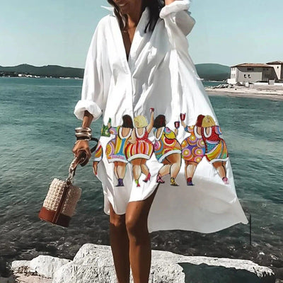 Vestido Camisero Helga Casual de Verano