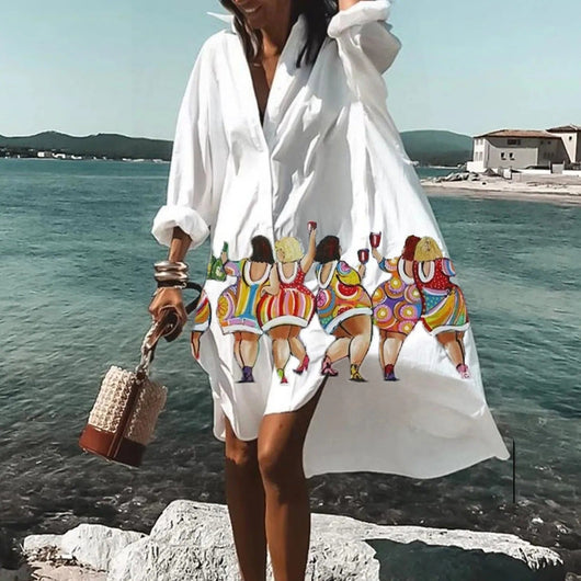 Vestido Camisero Helga Casual de Verano