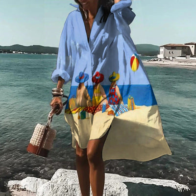 Vestido Camisero Helga Casual de Verano