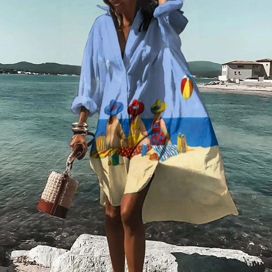 Vestido Camisero Helga Casual de Verano