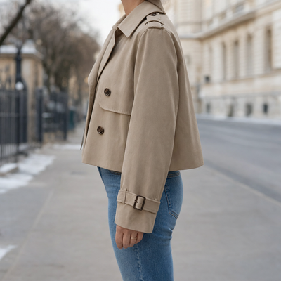 Trench Dorney Cropped Vintage
