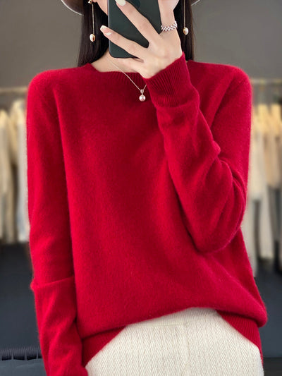 Jersey Kirsten Clásico de Punto de Manga Larga