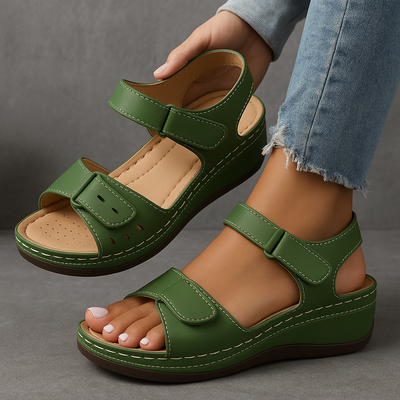 Nina | Sandalias con Tacón de Cuña