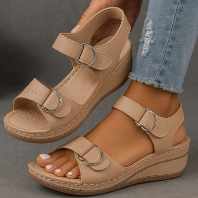 Nina | Sandalias con Tacón de Cuña