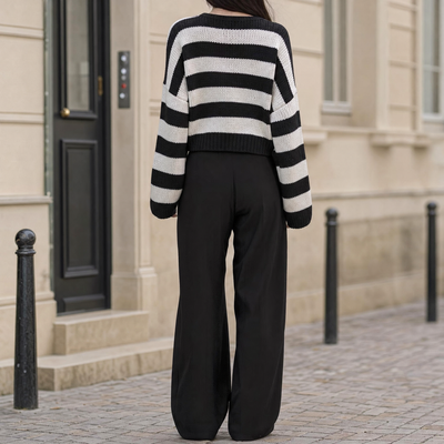 Jersey Ellery de Cuello Redondo a Rayas