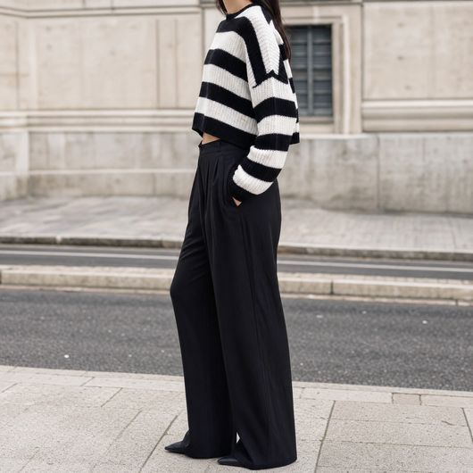 Jersey Ellery de Cuello Redondo a Rayas