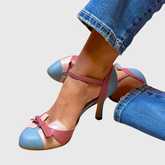 Valerie | Sandalias de Tacón Cómodas Punta Abierta