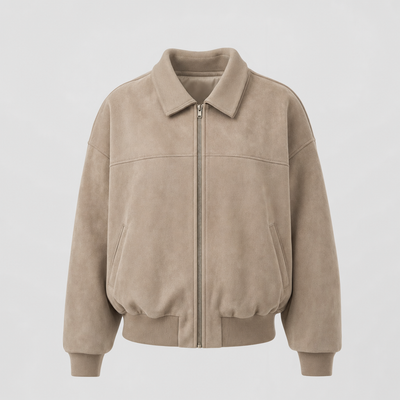 Bomber Fairholme Acolchada Efecto Ante