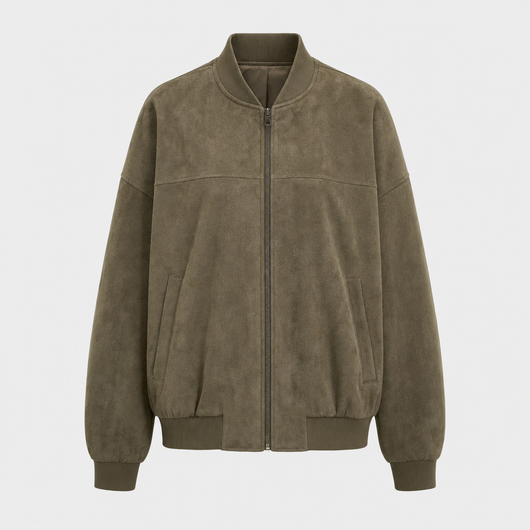 Bomber Fairholme Acolchada Efecto Ante