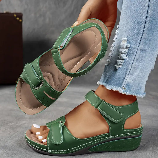 Nina | Sandalias con Tacón de Cuña