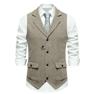 Chaleco Paul de Espiguilla Estilo Vintage