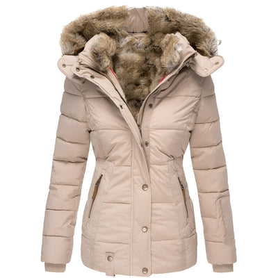 Chaqueta de Invierno Entallada Bettina con Capucha