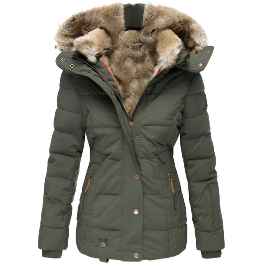 Chaqueta de Invierno Entallada Bettina con Capucha