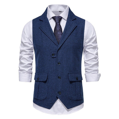 Chaleco Paul de Espiguilla Estilo Vintage