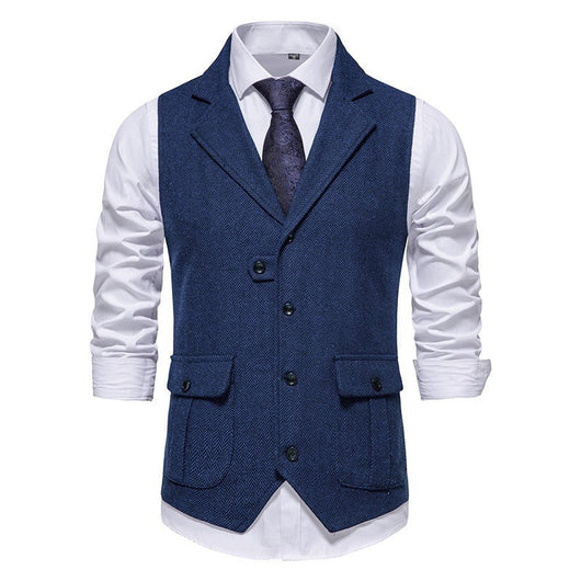 Chaleco Paul de Espiguilla Estilo Vintage