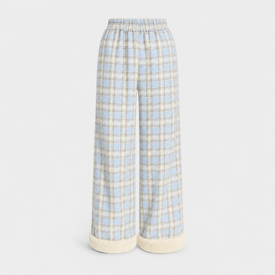 Pantalón Blythe de Cuadros y Pierna Ancha