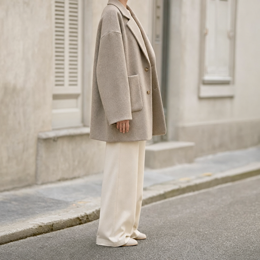 Chaqueta Camisera Pemberton Oversize de Lana