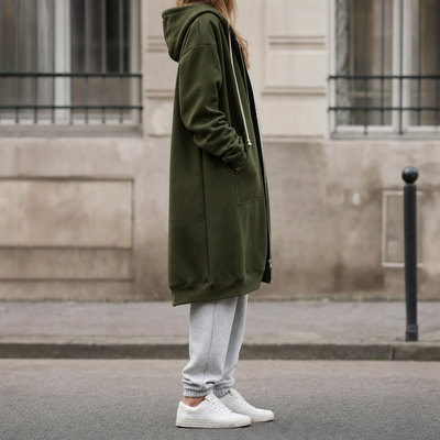 Sudadera Rowley Oversize con Cremallera