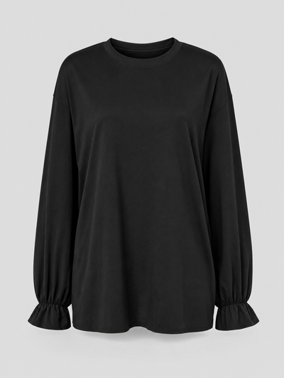 Blusa Elsbeth con Puños de Volante