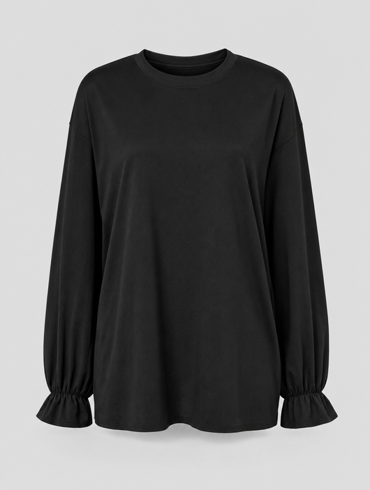 Blusa Elsbeth con Puños de Volante