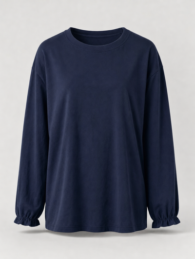Blusa Elsbeth con Puños de Volante