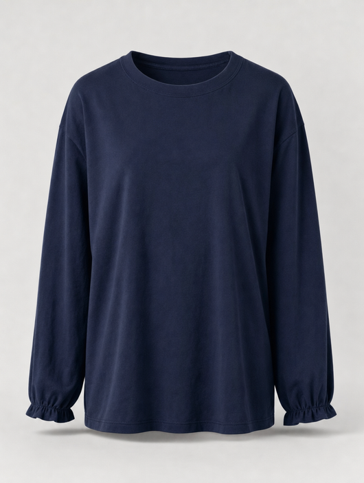 Blusa Elsbeth con Puños de Volante