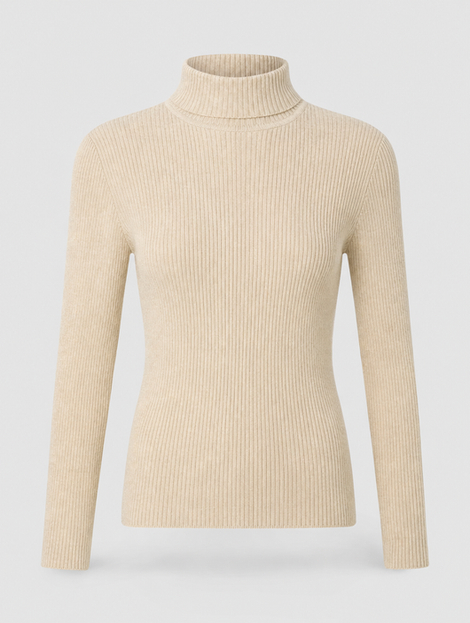 Jersey Penrose de Punto Fino Cuello Alto