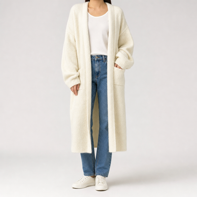 Abrigo Chaqueta Kelmscott de Punto Largo