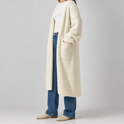 Abrigo Chaqueta Kelmscott de Punto Largo