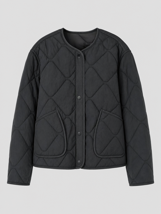 Chaqueta Acolchada sin Cuello Marbury