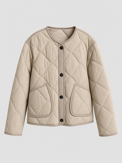 Chaqueta Acolchada sin Cuello Marbury