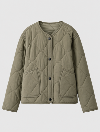 Chaqueta Acolchada sin Cuello Marbury