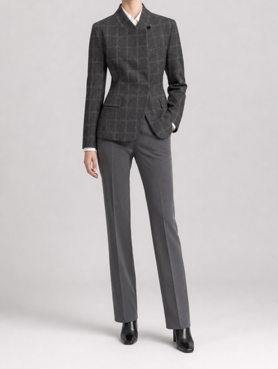 Blazer de Cuadros Quenby