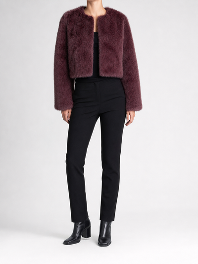 Chaqueta Corta de Pelo Sintético Yealand